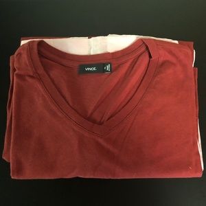 Men's Vince V-Neck T Shirt (XL)